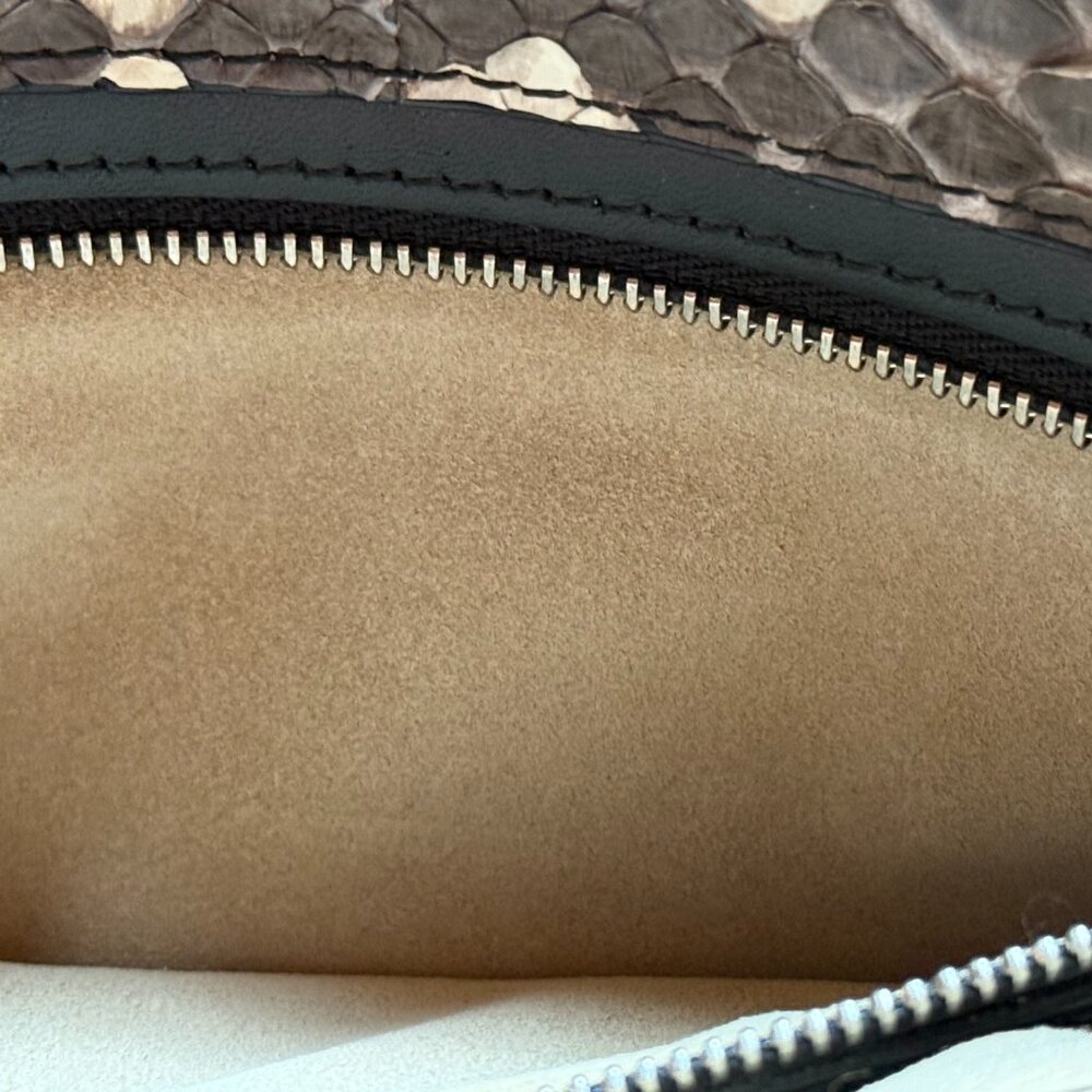 How Gorgeous Is This!! Amanda Wakeley Python Clut… - image 8